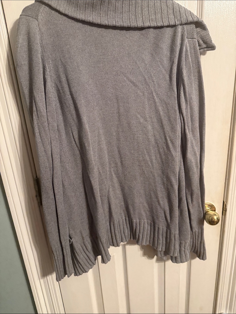 Caslon Light Gray Open-Knit Sweater - Picture 5 of 8